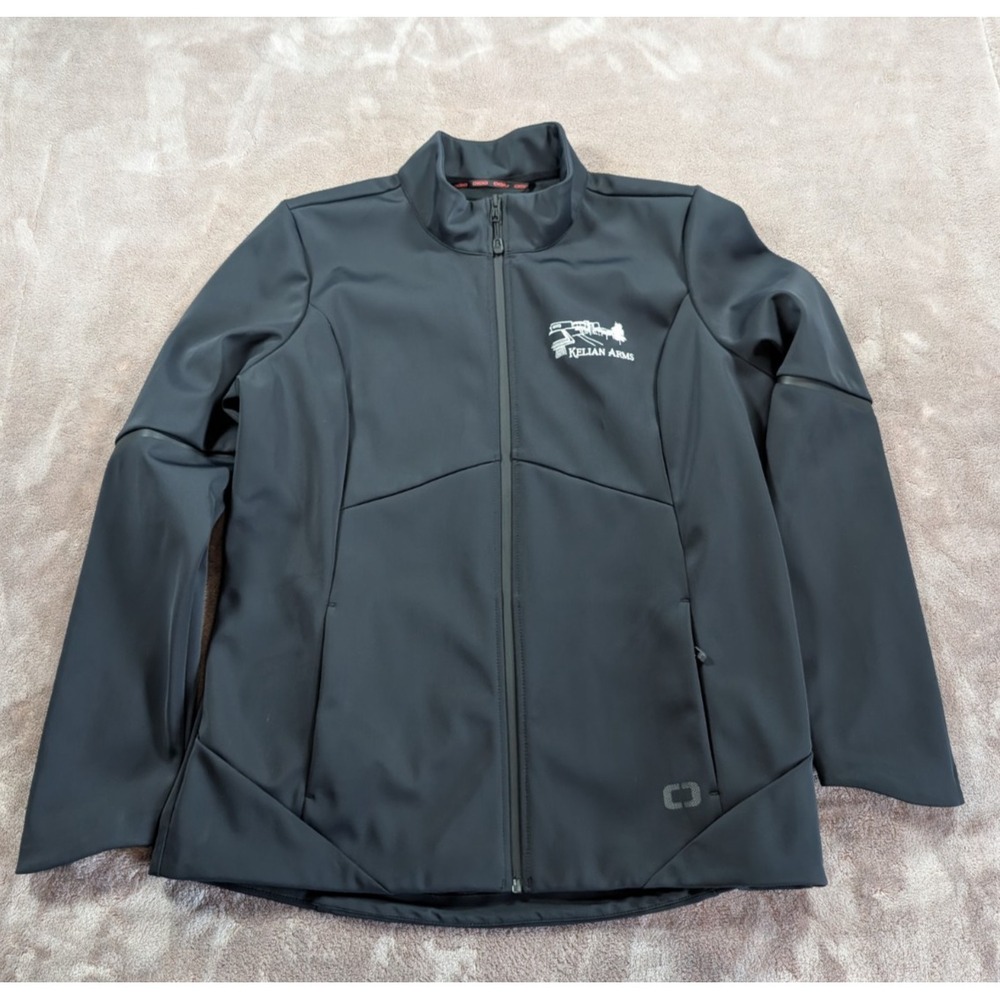 OGIO Softshell Jacket Women XL Black Kellian Arms Full Zip Performance Outerwear